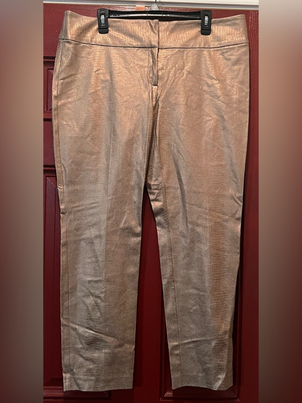 Alfani Metallic Gold Women’s Dress Pants